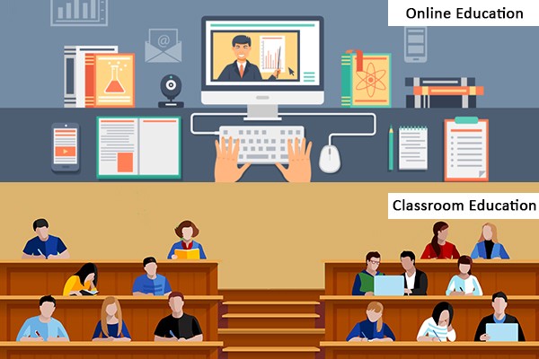 online education and traditional education