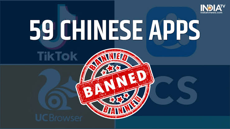 CHINESE APPLICATIONS OUTLAWED
